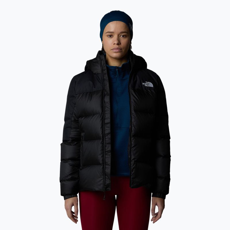 Women's down jacket The North Face Diablo Down 2.0 Hoodie black heather/blk 4