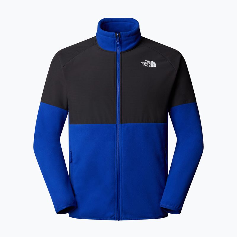 Men's The North Face Glacier Heavyweight Full Zip sweatshirt blue/ asphalt grey 5