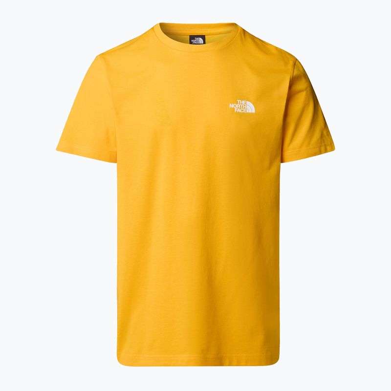 Men's The North Face Simple Dome Tee summit gold T-shirt 4