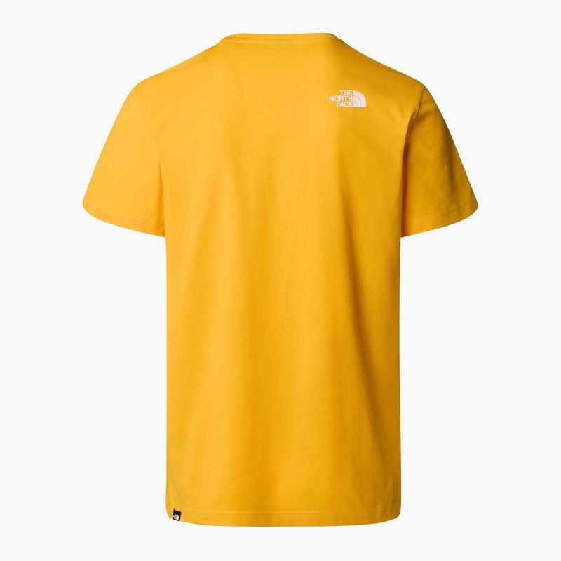 Men's The North Face Simple Dome Tee summit gold T-shirt 5