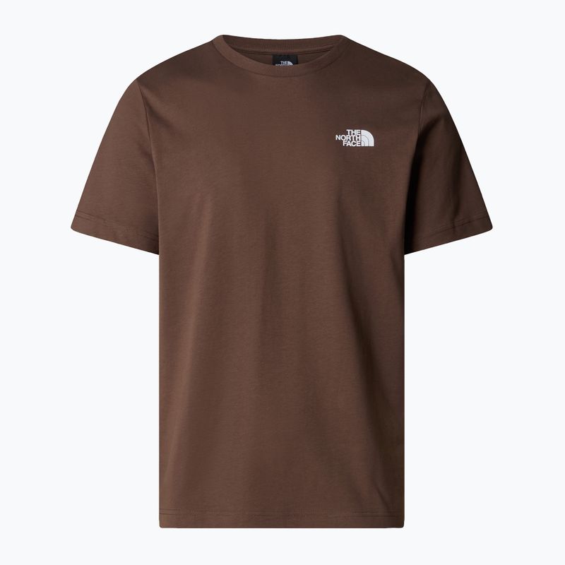 Men's The North Face Box Nse smokey brown/black T-shirt 4