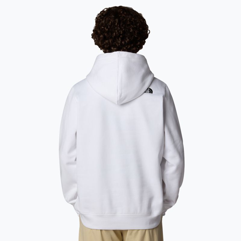 Men's The North Face Drew Peak Pullover Hoodie white/black 3