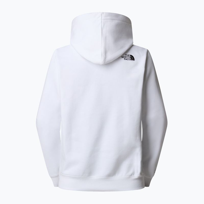 Men's The North Face Drew Peak Pullover Hoodie white/black 5