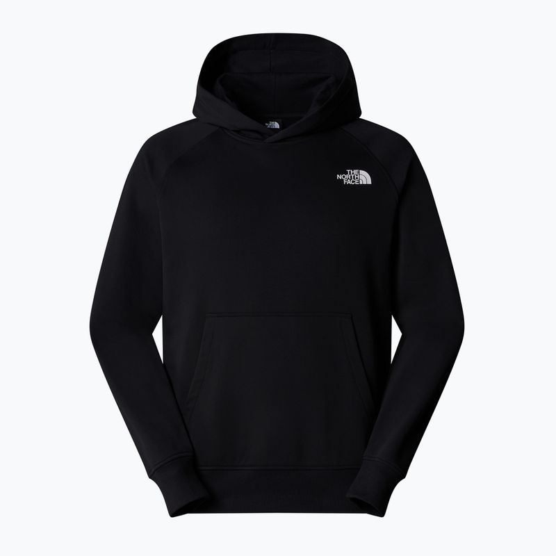 Men's The North Face Raglan Box Nse Hoodie black/ white 4