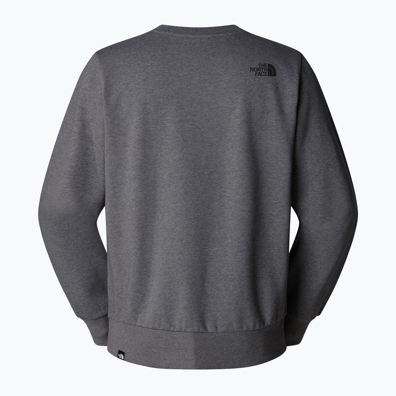 Men's sweatshirt The North Face Simple Dome Crew medium grey heather 2