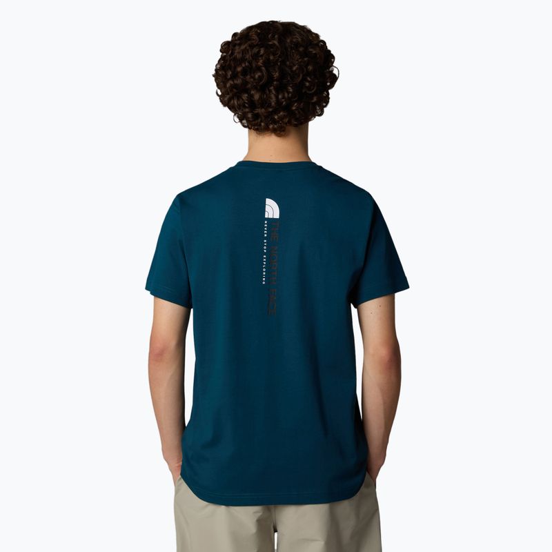 Men's The North Face Vertical midnight petrol t-shirt 3