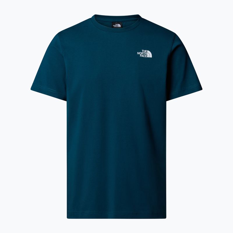 Men's The North Face Vertical midnight petrol t-shirt 4