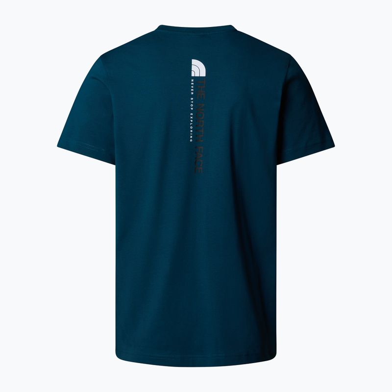 Men's The North Face Vertical midnight petrol t-shirt 5