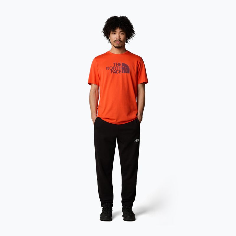 The North Face men's Easy crimson orange/alpine plum t-shirt 2