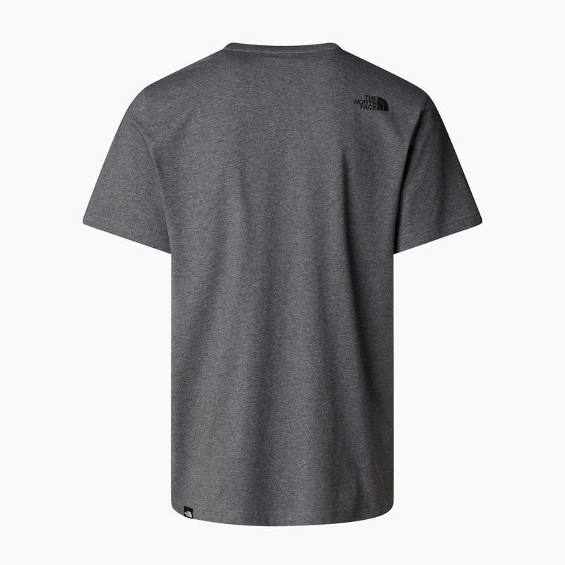 Men's T-shirt The North Face Easy tnf medium grey heather 5