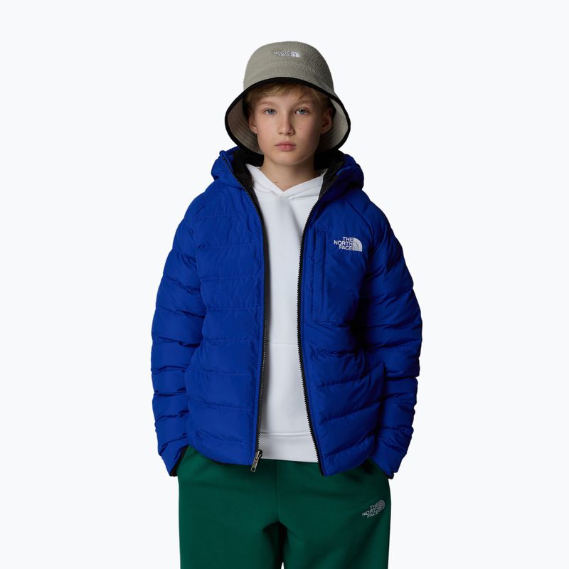 The North Face Reversible Perrito blue children's down jacket 4