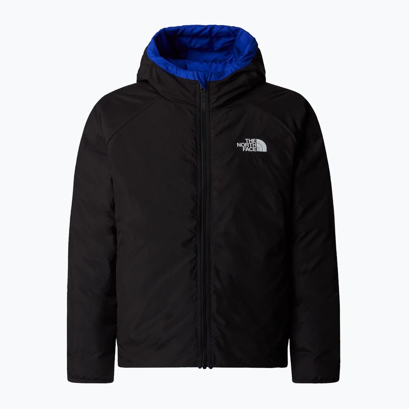 The North Face Reversible Perrito blue children's down jacket 7