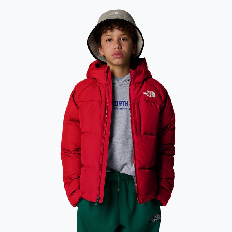 Children's down jacket The North Face North Down Hooded red 4