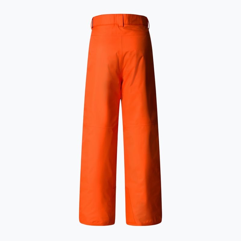 The North Face Freedom Insulated orange children's ski trousers 5