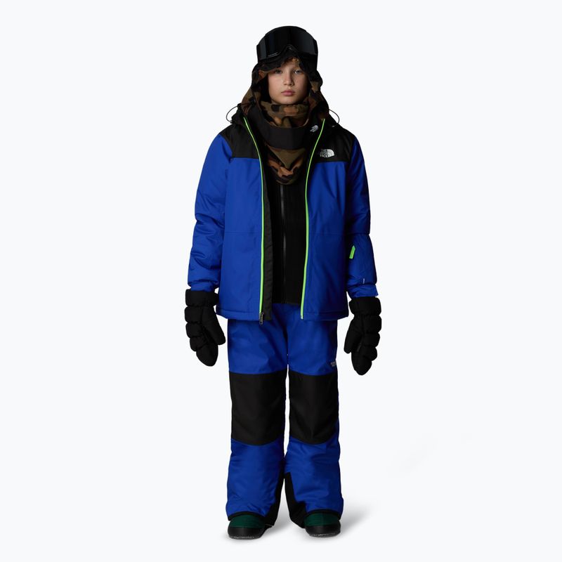 The North Face Freedom Insulated blue children's ski trousers 2