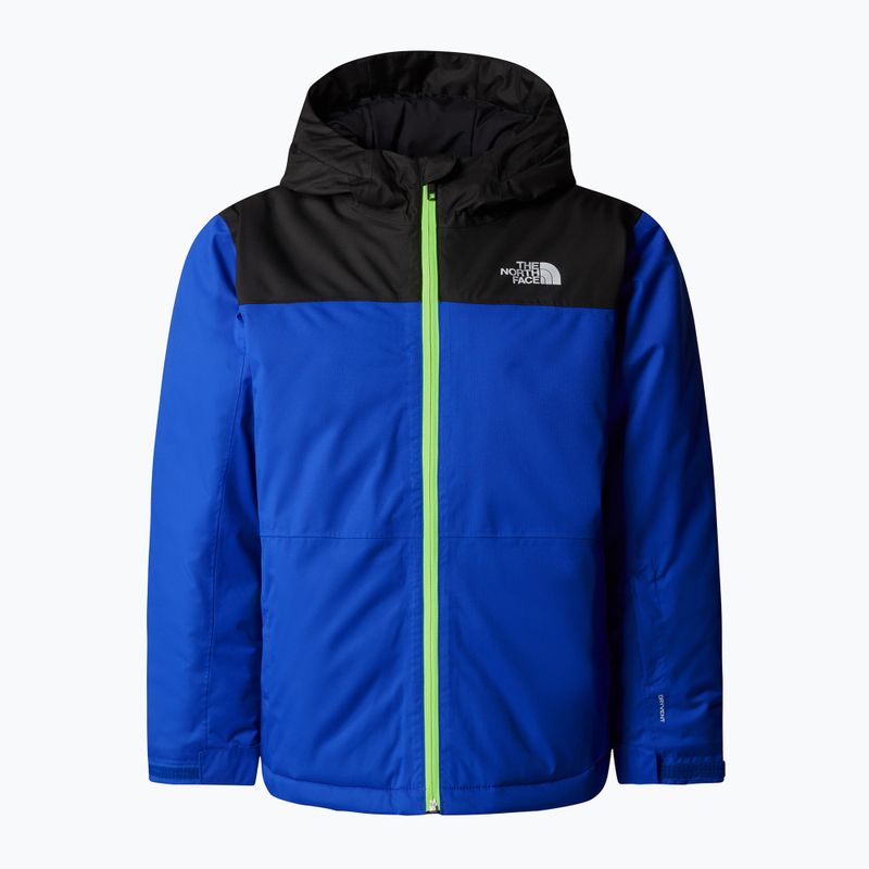 The North Face Freedom Insulated blue children's ski jacket 5