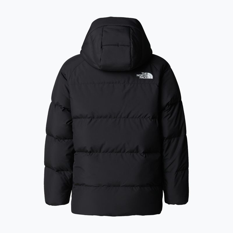 Children's down jacket The North Face Teen North Down Fleece Lined Short Parka tnf black 2