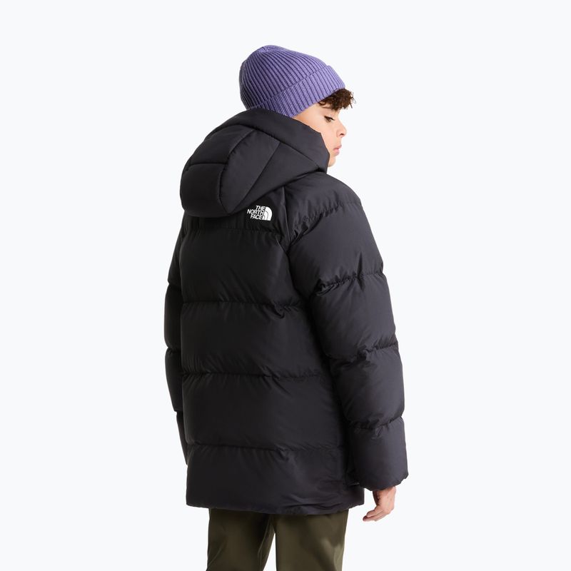 Children's down jacket The North Face Teen North Down Fleece Lined Short Parka tnf black 5