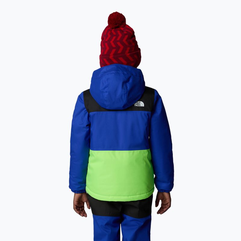 The North Face Kid Freedom Insulated blue children's ski jacket 3