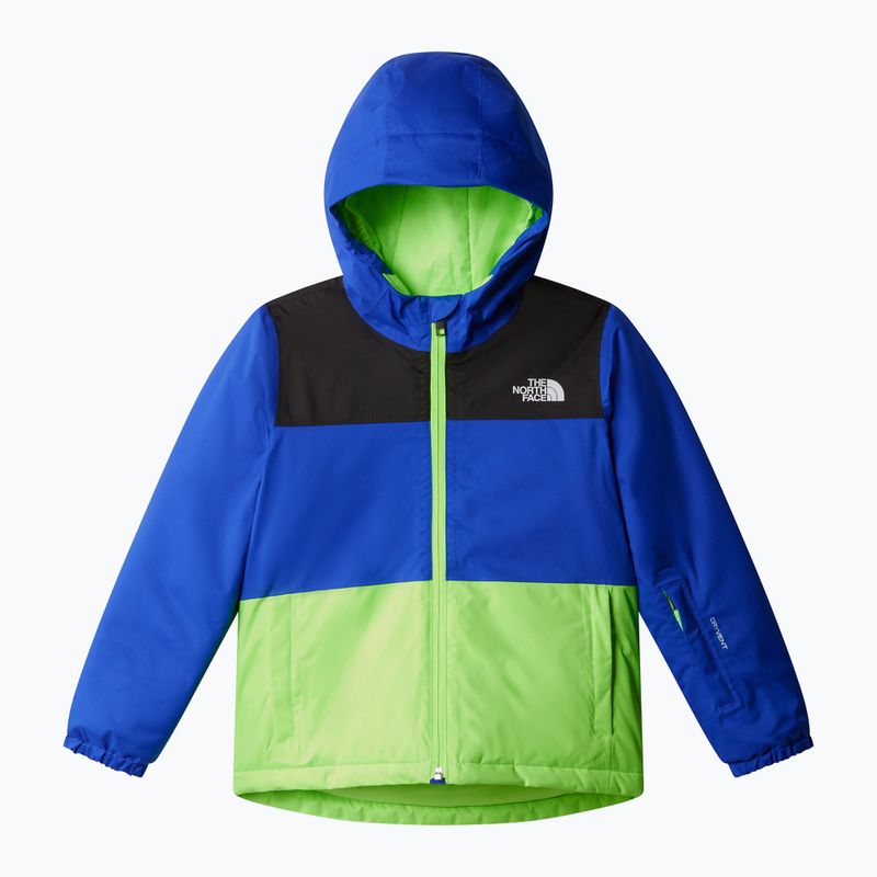 The North Face Kid Freedom Insulated blue children's ski jacket 5