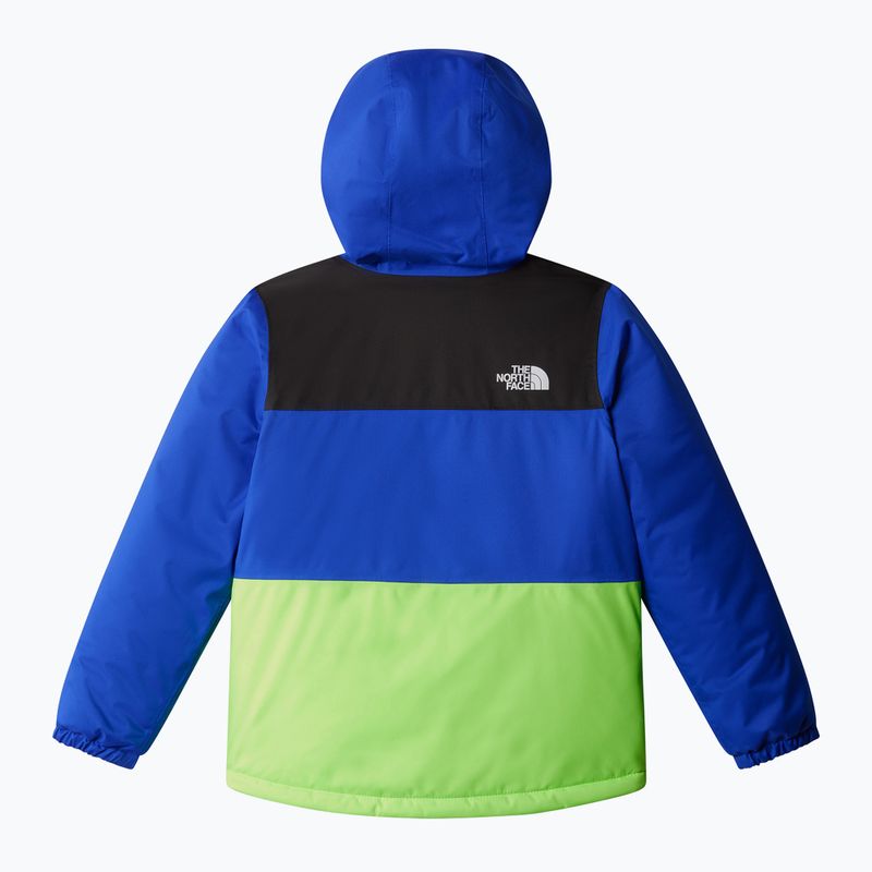 The North Face Kid Freedom Insulated blue children's ski jacket 6