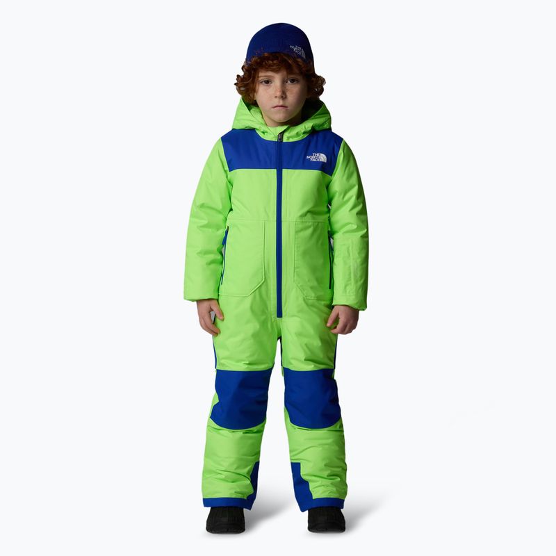 The North Face Kid Freedom Snow Suit safety green