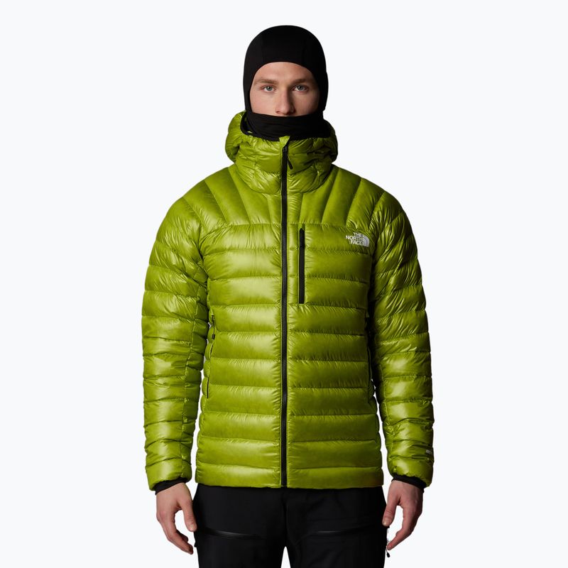 Men's down jacket The North Face Summit Breithorn Hoodie meadow grass 4