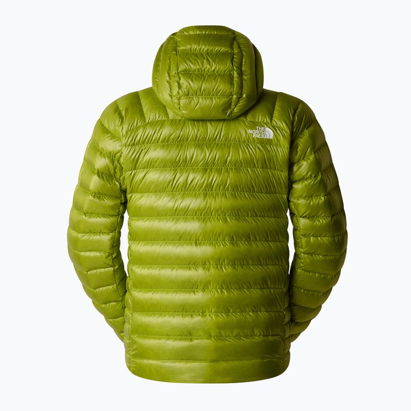 Men's down jacket The North Face Summit Breithorn Hoodie meadow grass 6