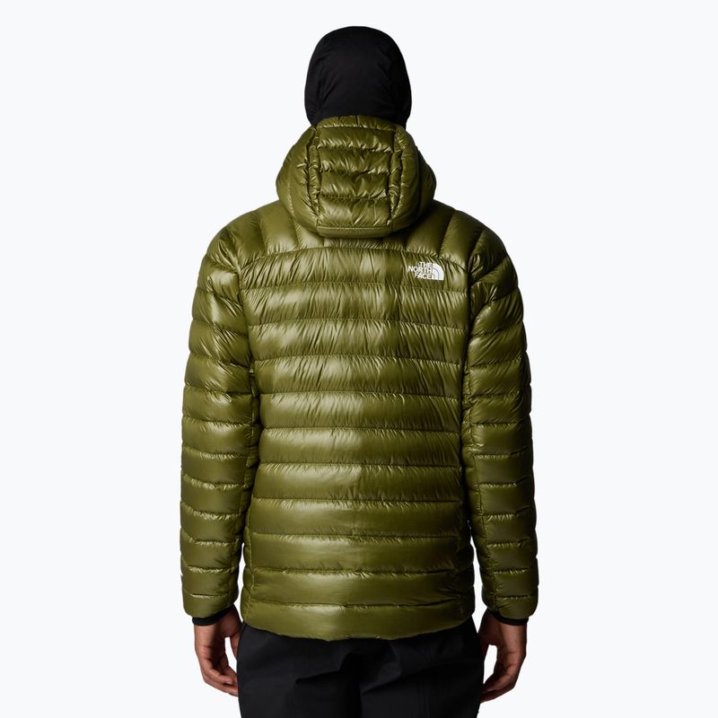 Men's down jacket The North Face Summit Breithorn Hoodie forest olive 3