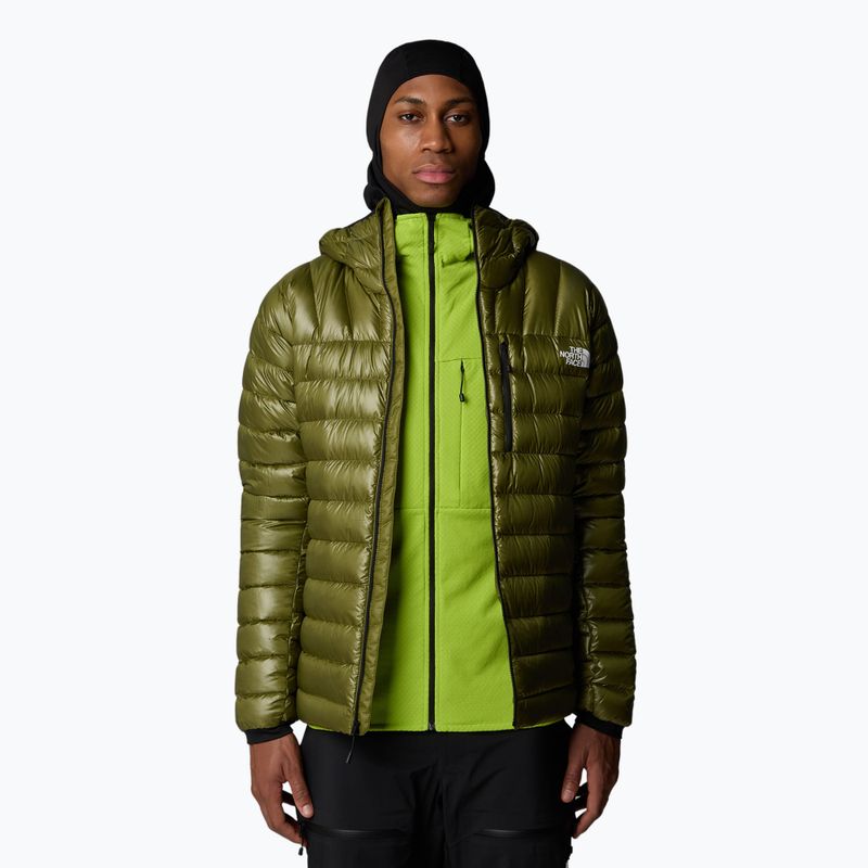 Men's down jacket The North Face Summit Breithorn Hoodie forest olive 4