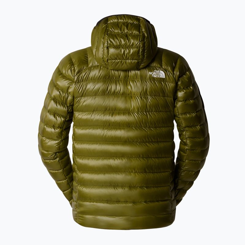 Men's down jacket The North Face Summit Breithorn Hoodie forest olive 6