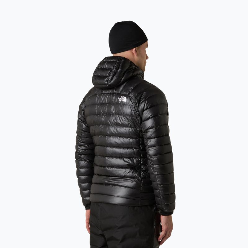 Men's down jacket The North Face Summit Breithorn Hoodie black 3