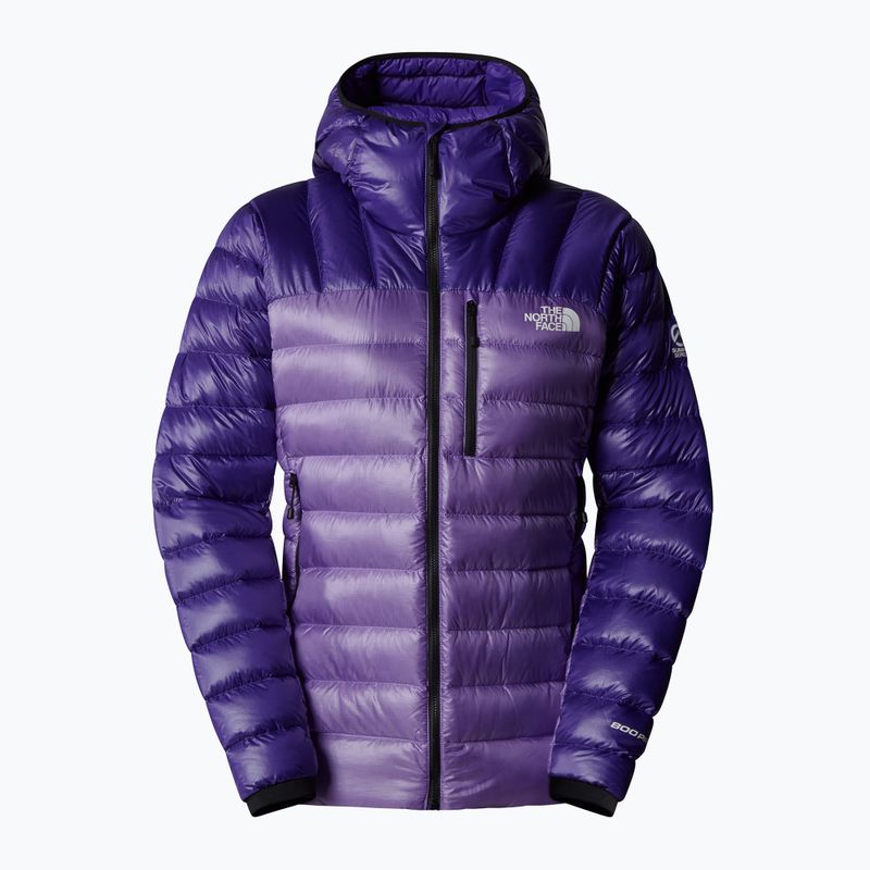 Women's down jacket The North Face Summit Breithorn Hoodie peak purple/purple granite 5