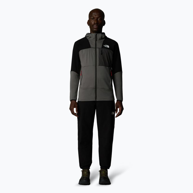 The North Face men's Stormgap Powergrid smoked pearl/ black sweatshirt 2