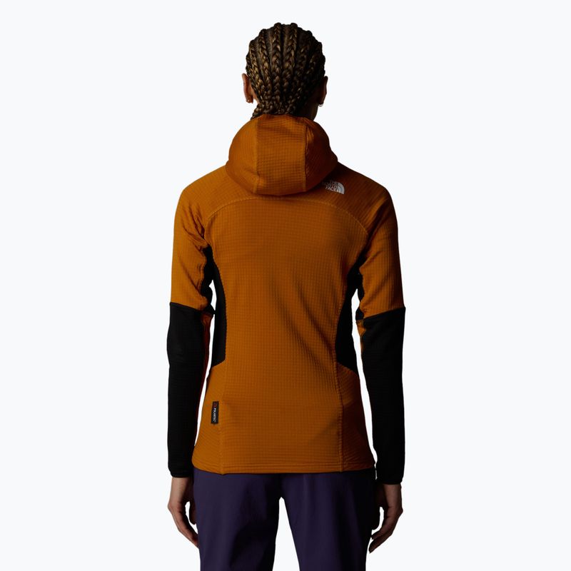 The North Face women's Stormgap Powergrid iron citrus/ black sweatshirt 3