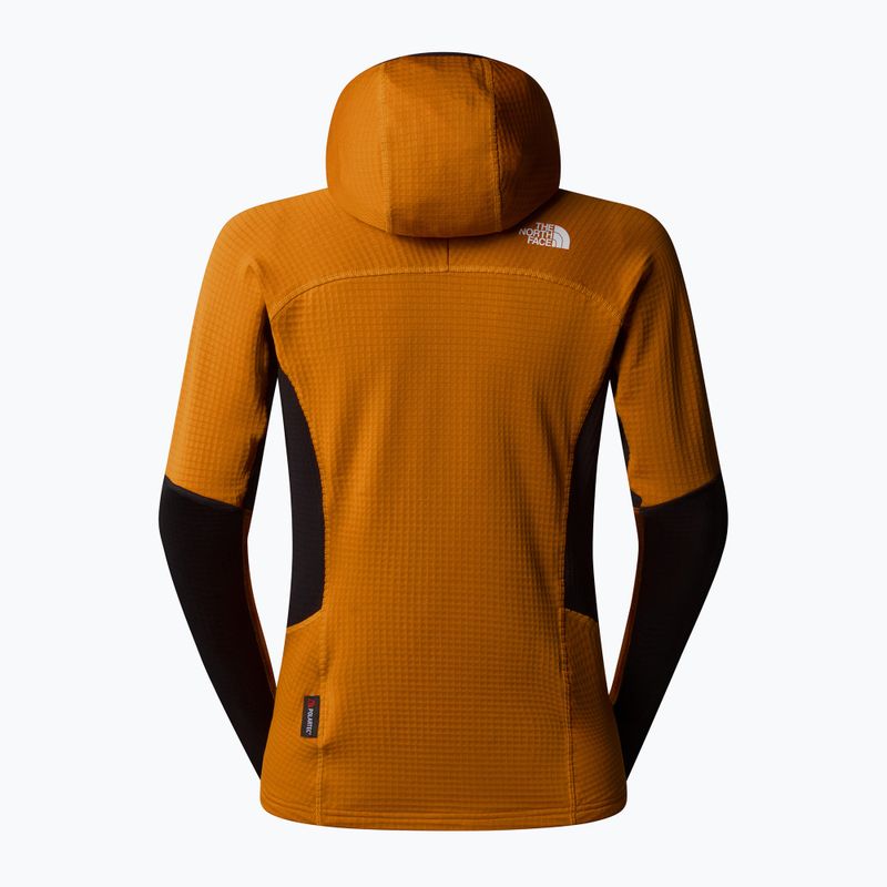 The North Face women's Stormgap Powergrid iron citrus/ black sweatshirt 5