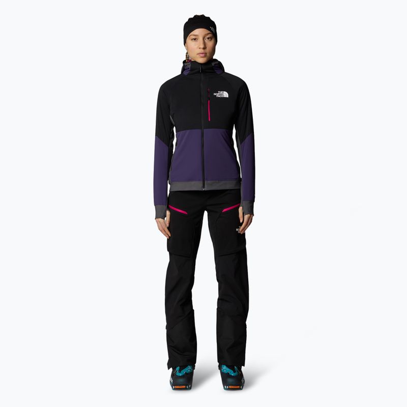 Women's hybrid jacket The North Face Binntal Hybrid Ventrix Hoodie eternal purple/black 2