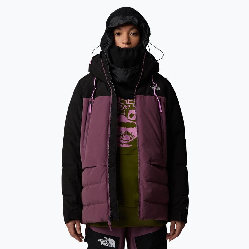 Women's ski jacket The North Face Pallie Down midnight mauve/black 4