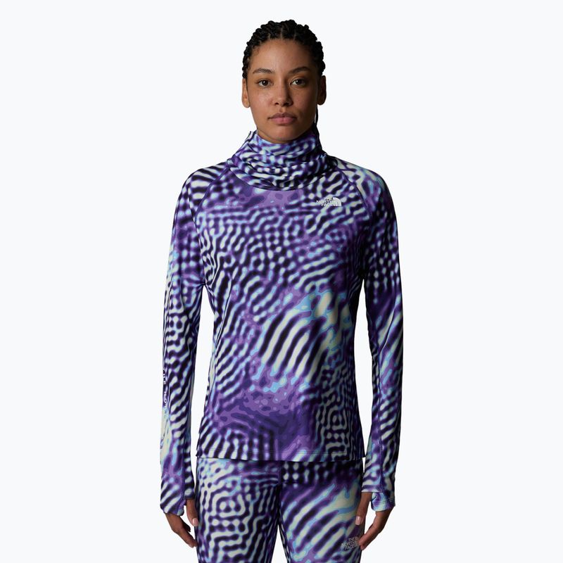 Women's thermal longsleeve The North Face Baselayer Dragline peak purple the lift print