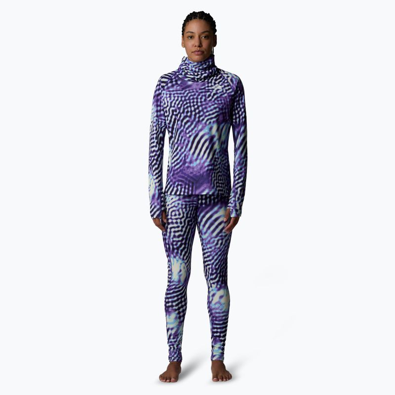 Women's thermal longsleeve The North Face Baselayer Dragline peak purple the lift print 2