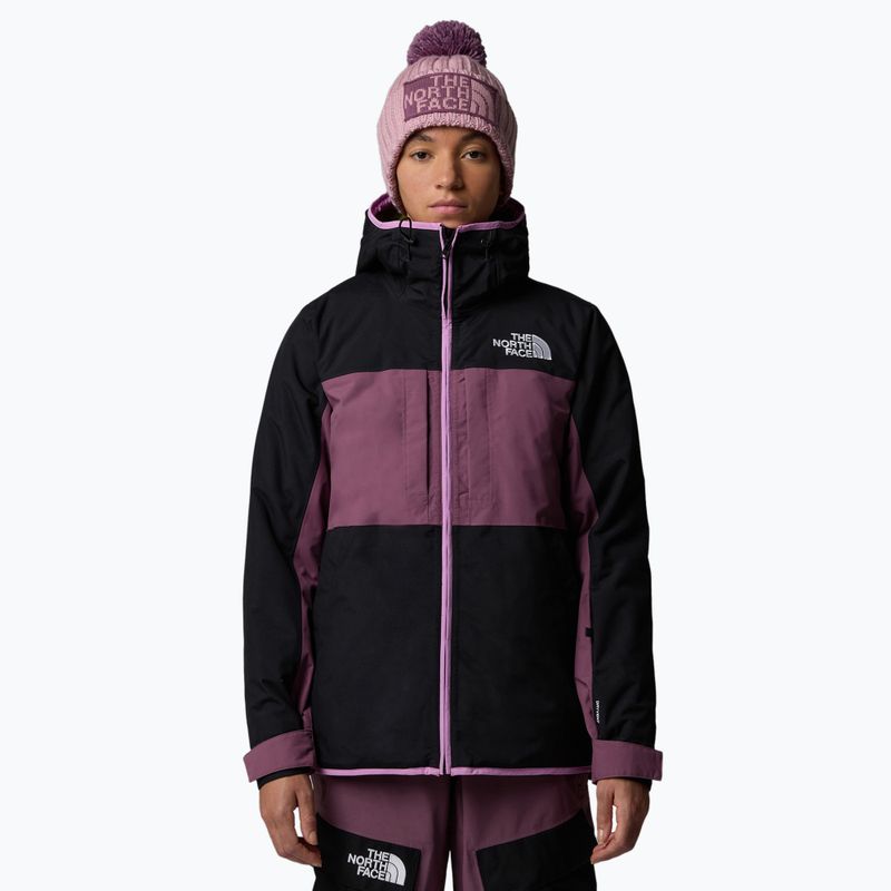 Women's ski jacket The North Face Namak Insulated black/midnight mauve