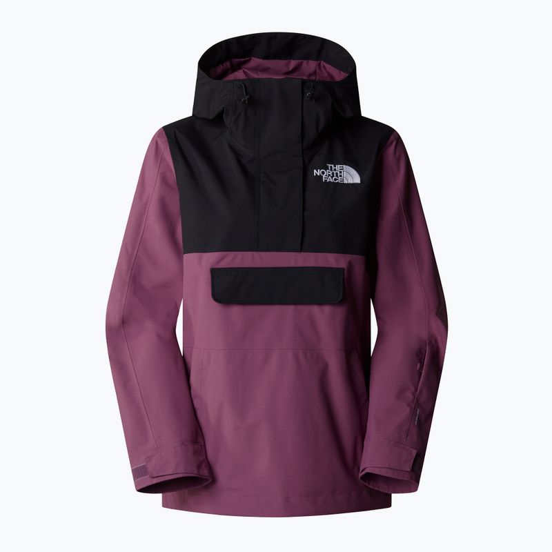 Women's ski jacket The North Face Driftview Anorak black/midnight mauve 4