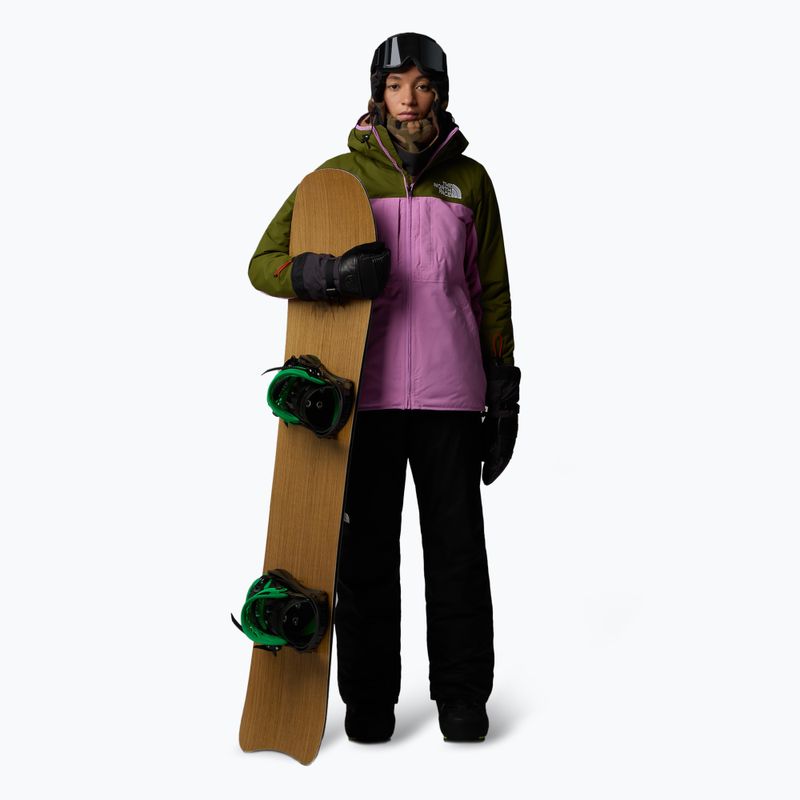 The North Face Namak Insulated forest olive/dragonfruit women's ski jacket 2