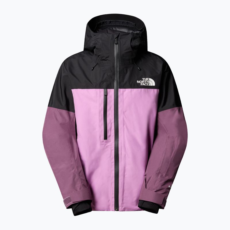 The North Face Dawnstrike GTX Insulated women's ski jacket black/dragonfruit/midnight mauve 5