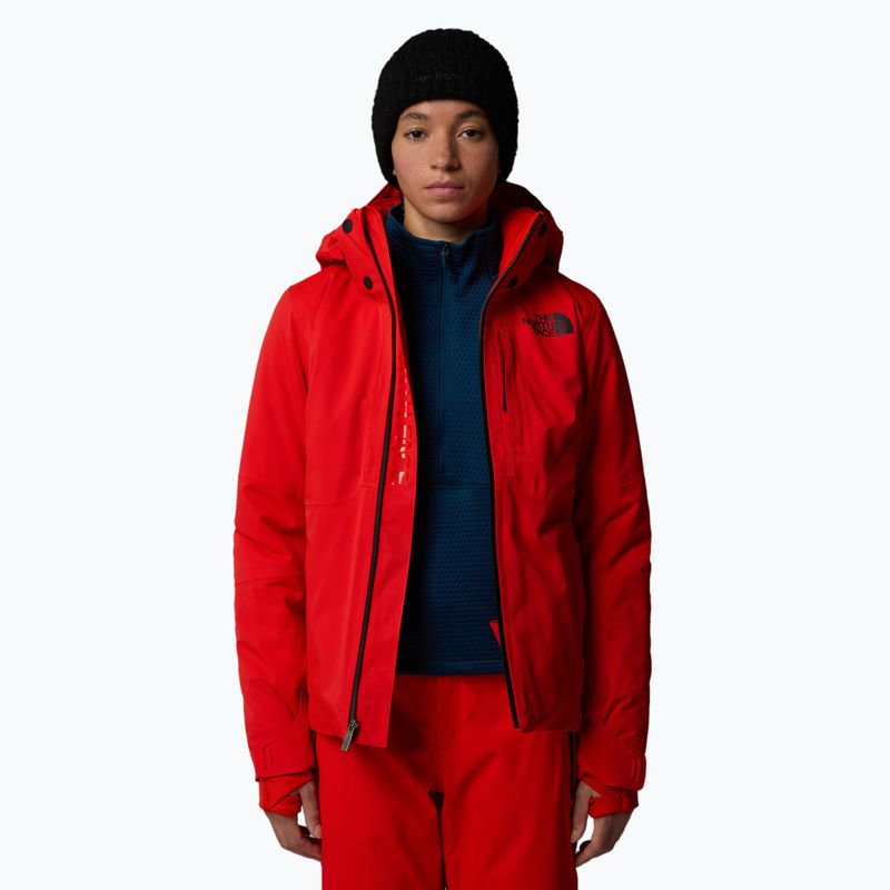 Women's ski jacket The North Face Lenado fiery red 4