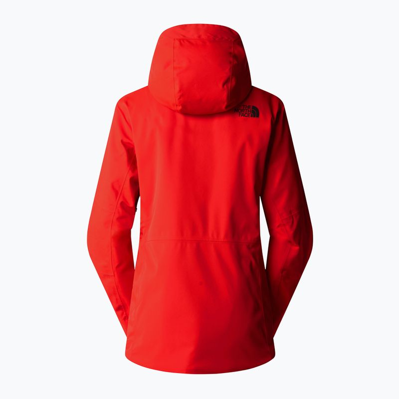 Women's ski jacket The North Face Lenado fiery red 6