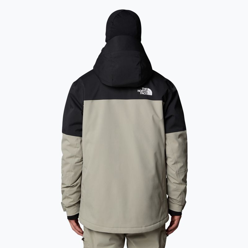 Men's ski jacket The North Face Chakal clay grey/black 3