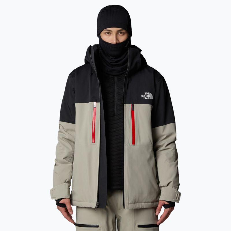 Men's ski jacket The North Face Chakal clay grey/black 4