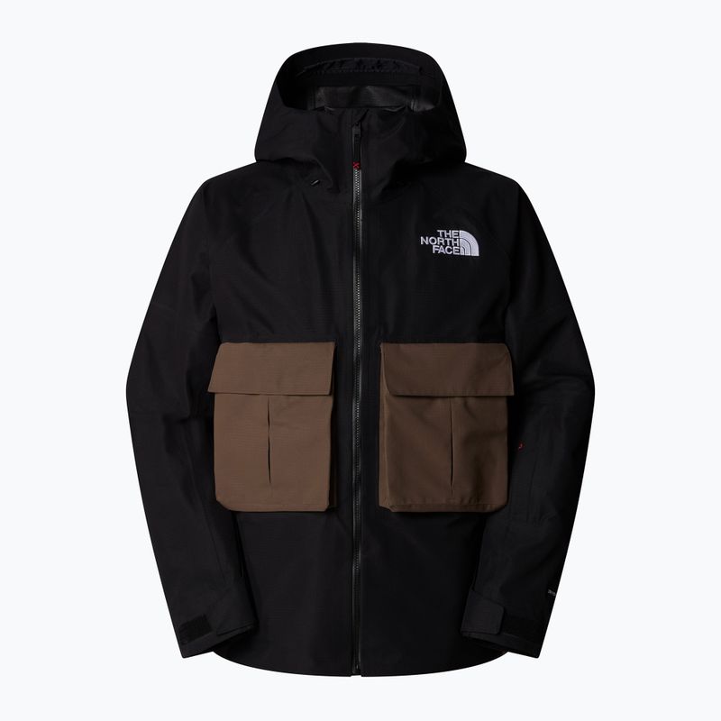 Men's ski jacket The North Face Dragline black/smokey brown 6