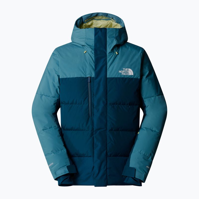 Men's ski jacket The North Face Corefire Down Windstopper Jacket midnight petrol/algae blue 5